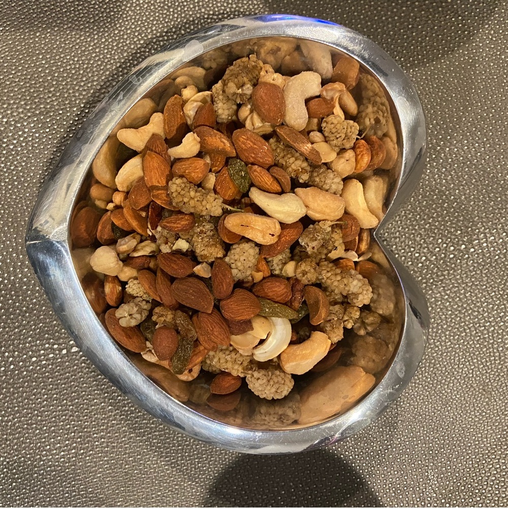 Nambe heart bowl